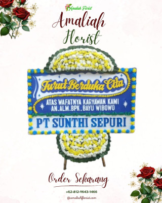 Papan Bunga Duka di Makian Barat